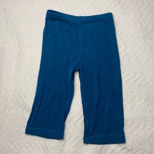 Kickee pants 6-12m teal pants